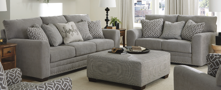 4589 FI-CNJ Sofa and Gliding Loveseat