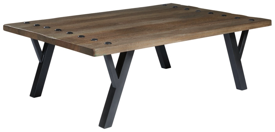 T938 FI-A Rectangular Cocktail Table