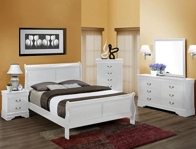 B4011 FI-CM Queen Sleigh Bed Set