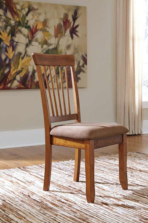 D200 FI-A Hickory Stain Drop Leaf Table with 2 chairs