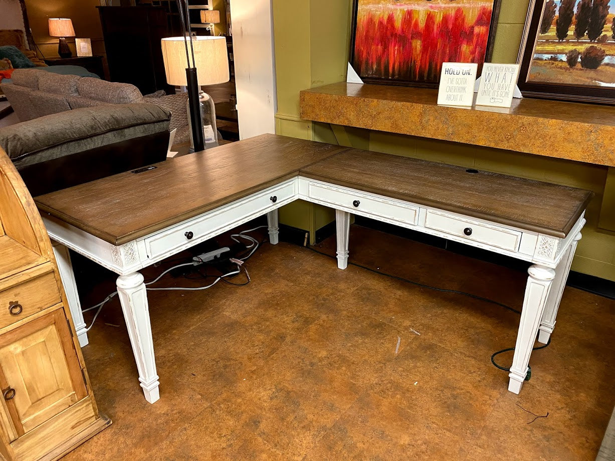H854 FI-A Home Office Desk with Return