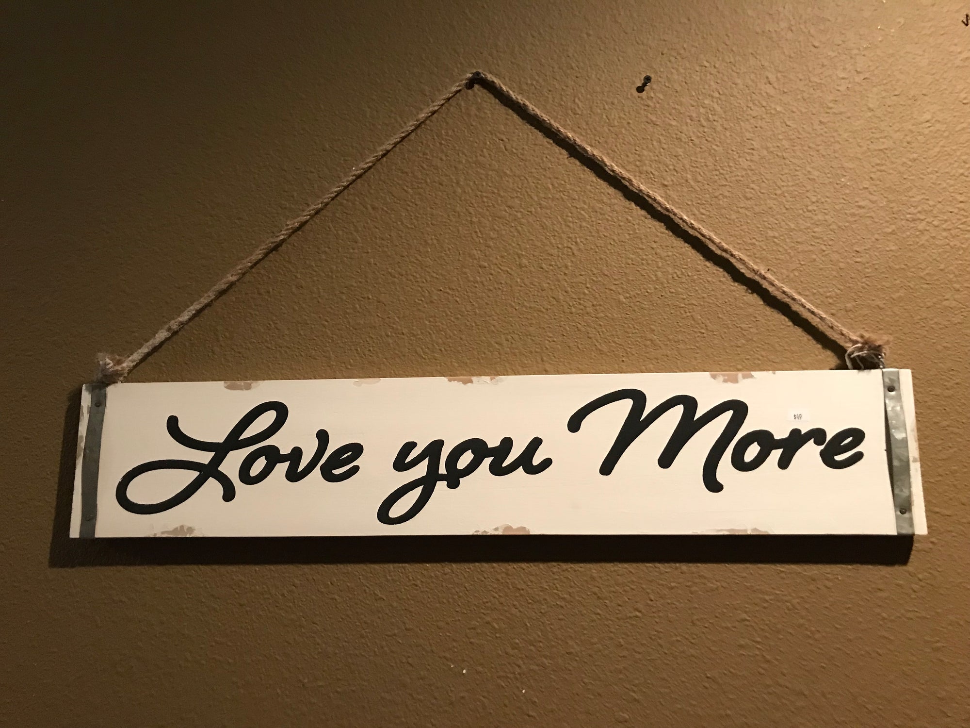 Love You More Wood Art