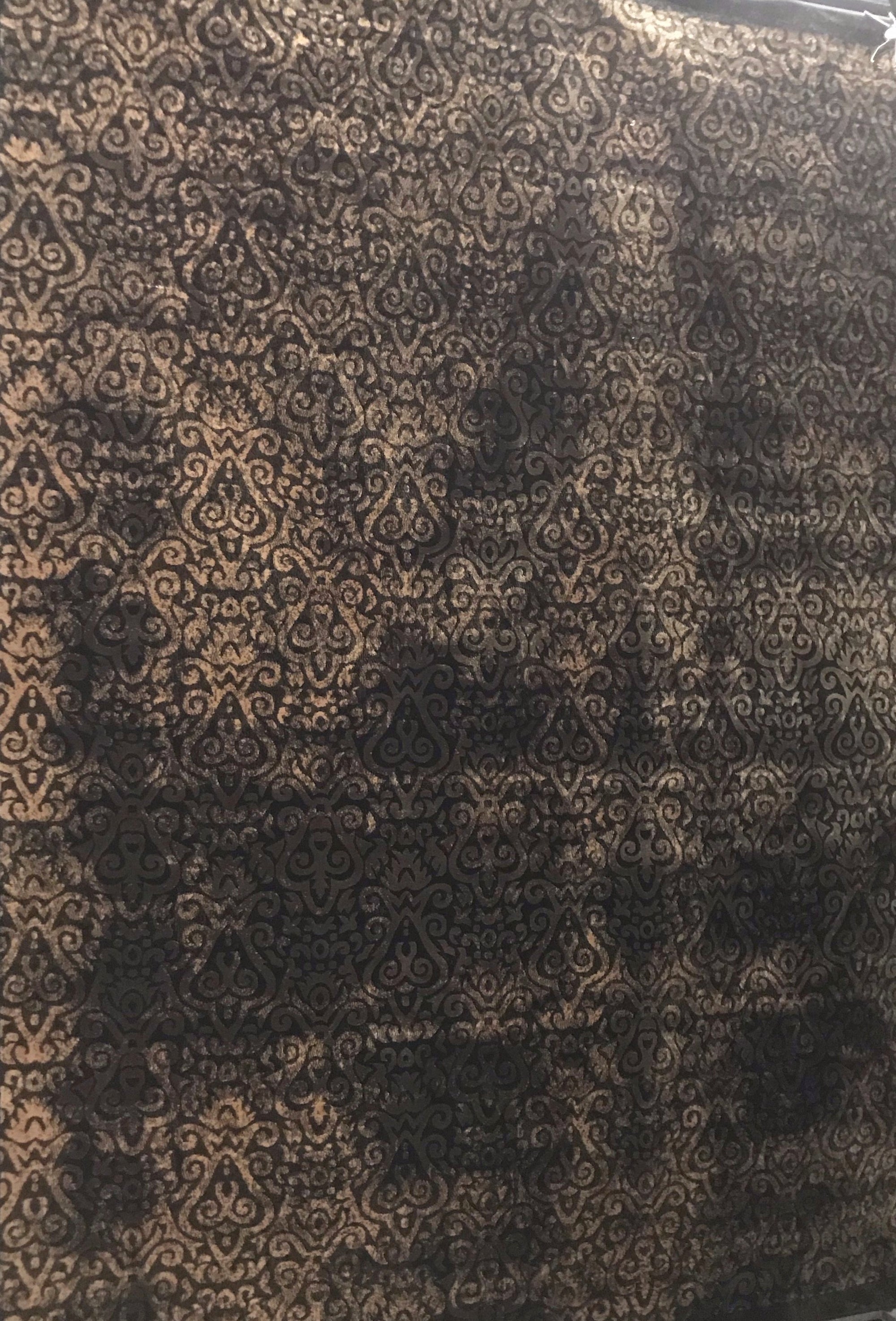 VT5492FIP Vintage Illusion Brown & Black Rug 8' x 10'