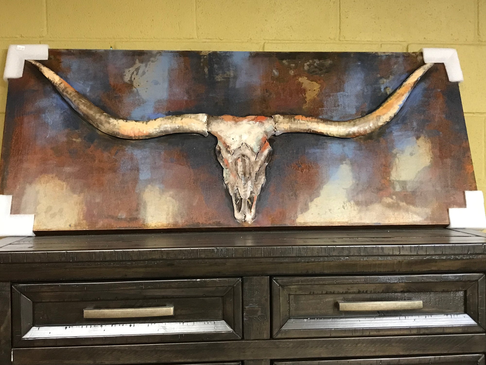 Metal Longhorns Art