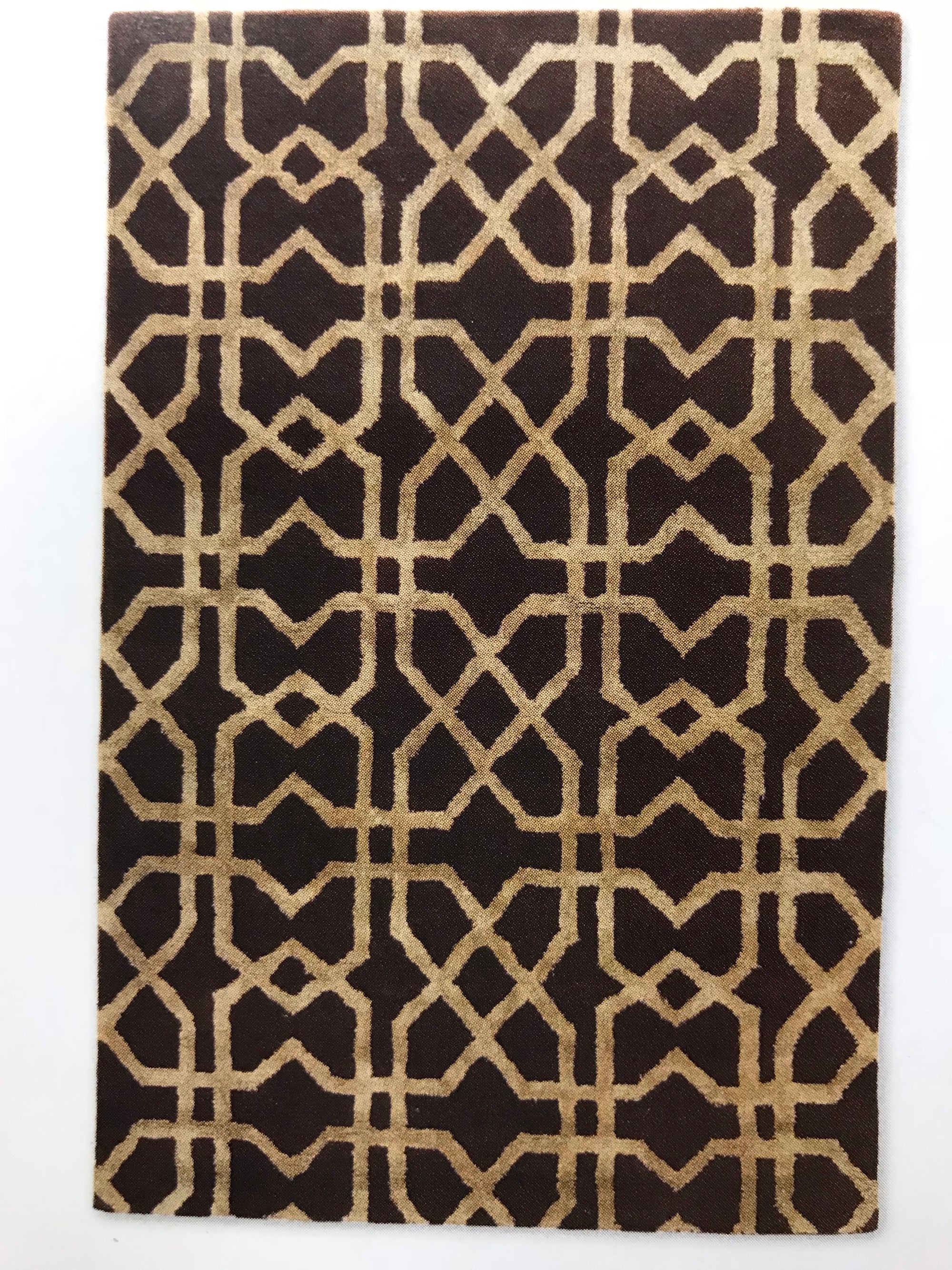 AE3469FIP Aspire Wool with Silk XFTS Brown/Beige 5x8 Rug