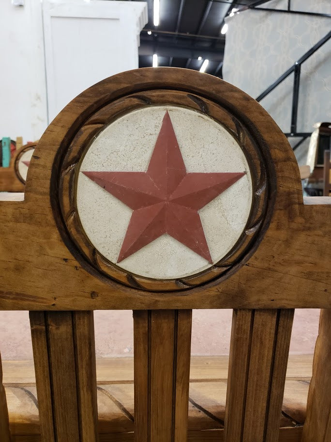 FLG-MES131 Texas Flag 7 Piece Dining Set