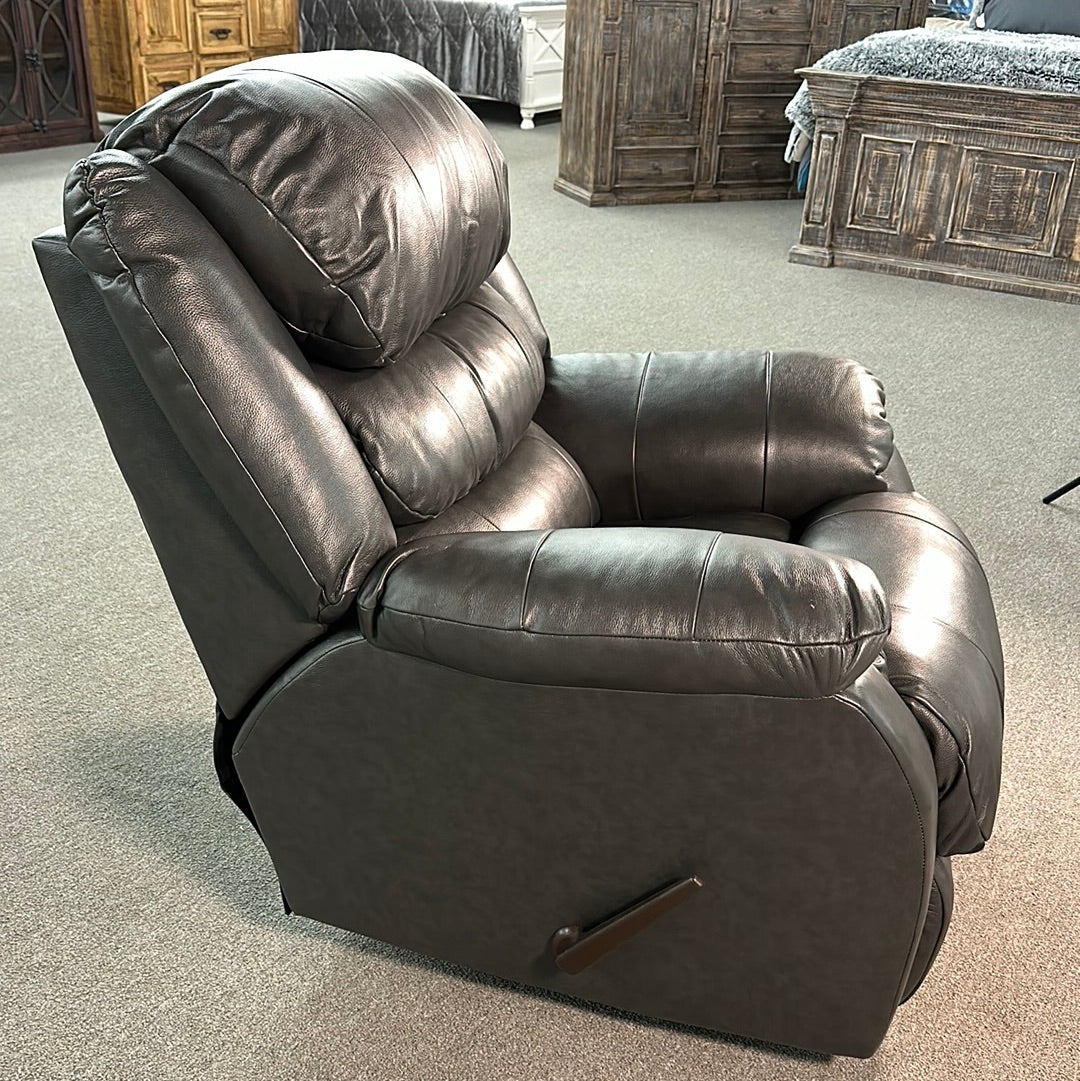 207 FI-HS Leather Swivel Recliner