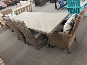 P802 FI-A 6PC Outdoor Dining Table Set
