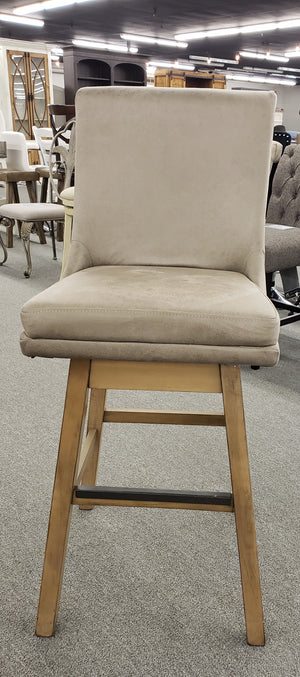 D499 FI-A Upholstered Swivel Barstool