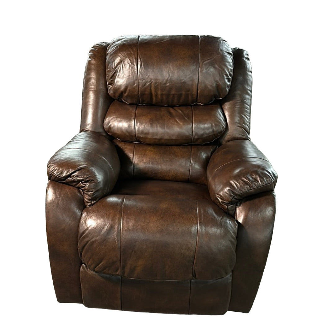 207 FI-HS Leather Swivel Recliner