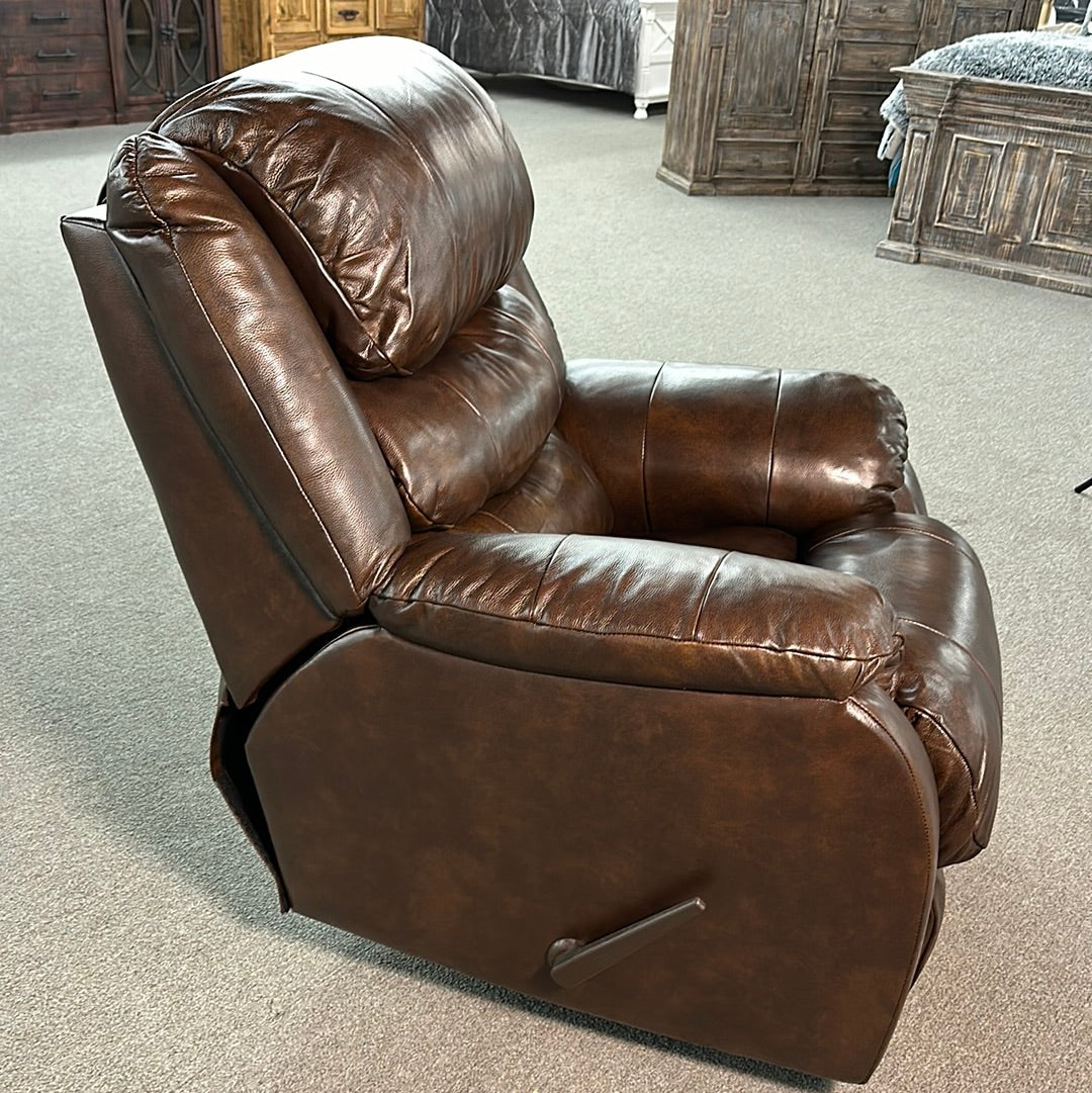 207 FI-HS Leather Swivel Recliner