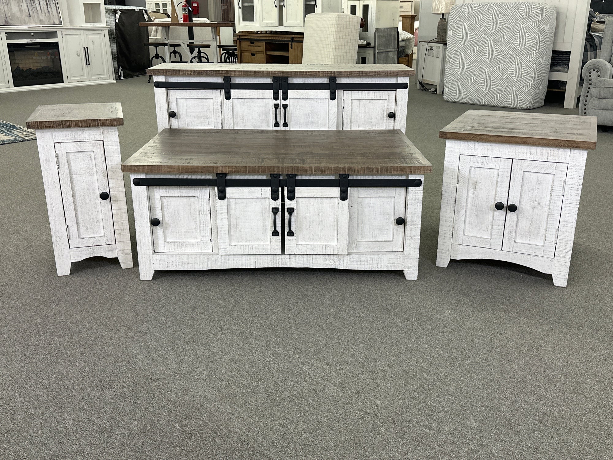 WDA-2138 FI Occasional Set with Panel Doors