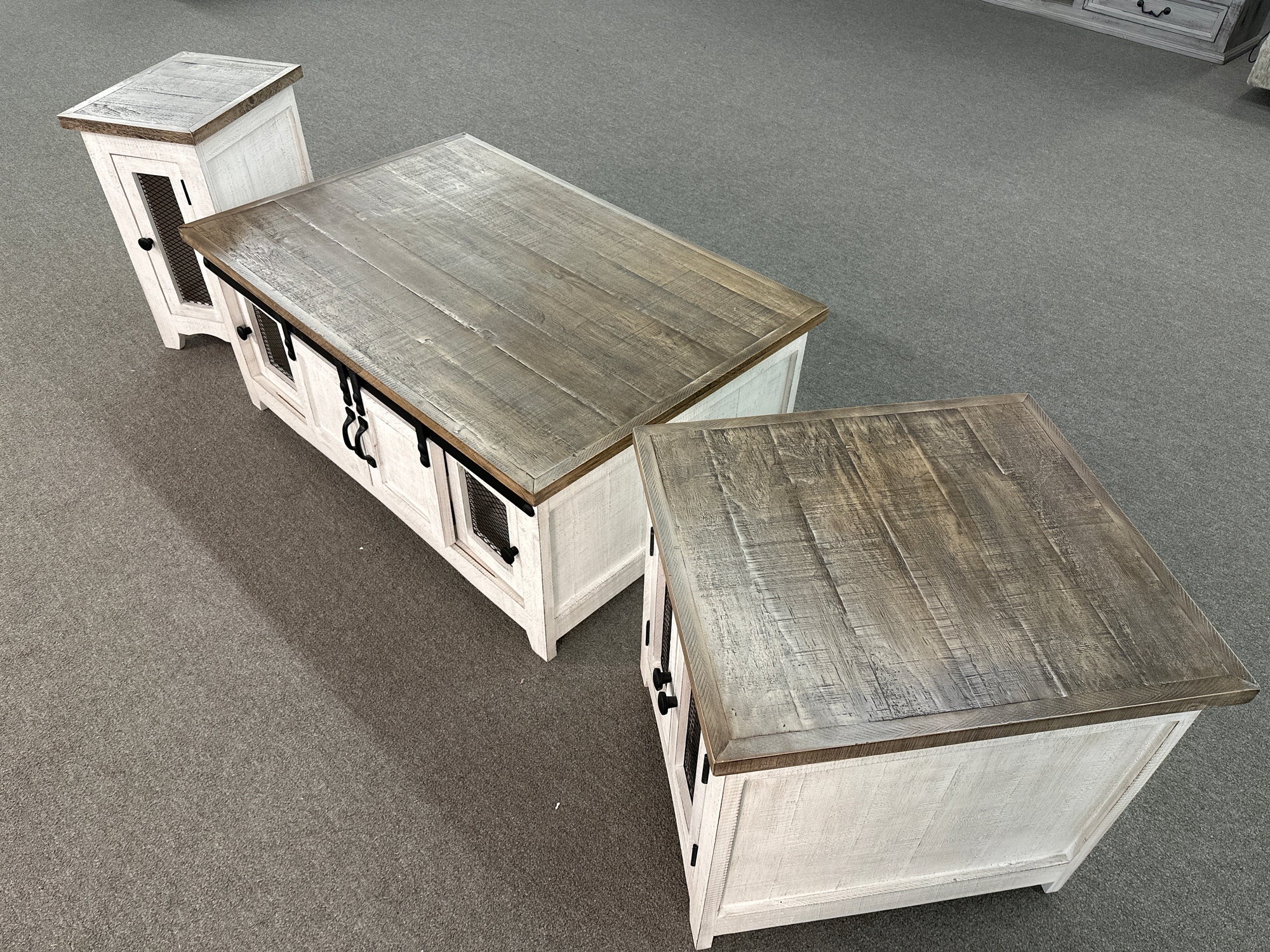 WDA-2138 Church 4 Door Cocktail Table Set