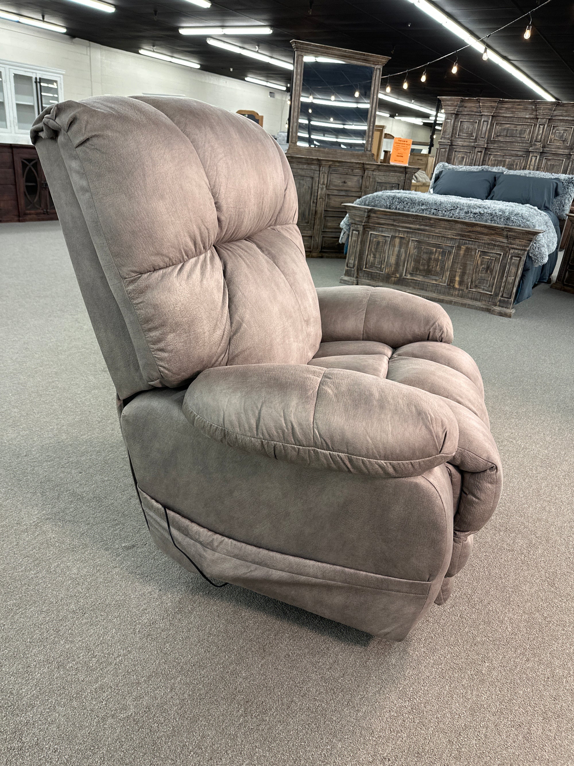 5804 FI-CNJ Power Lay Flat Oversized Recliner