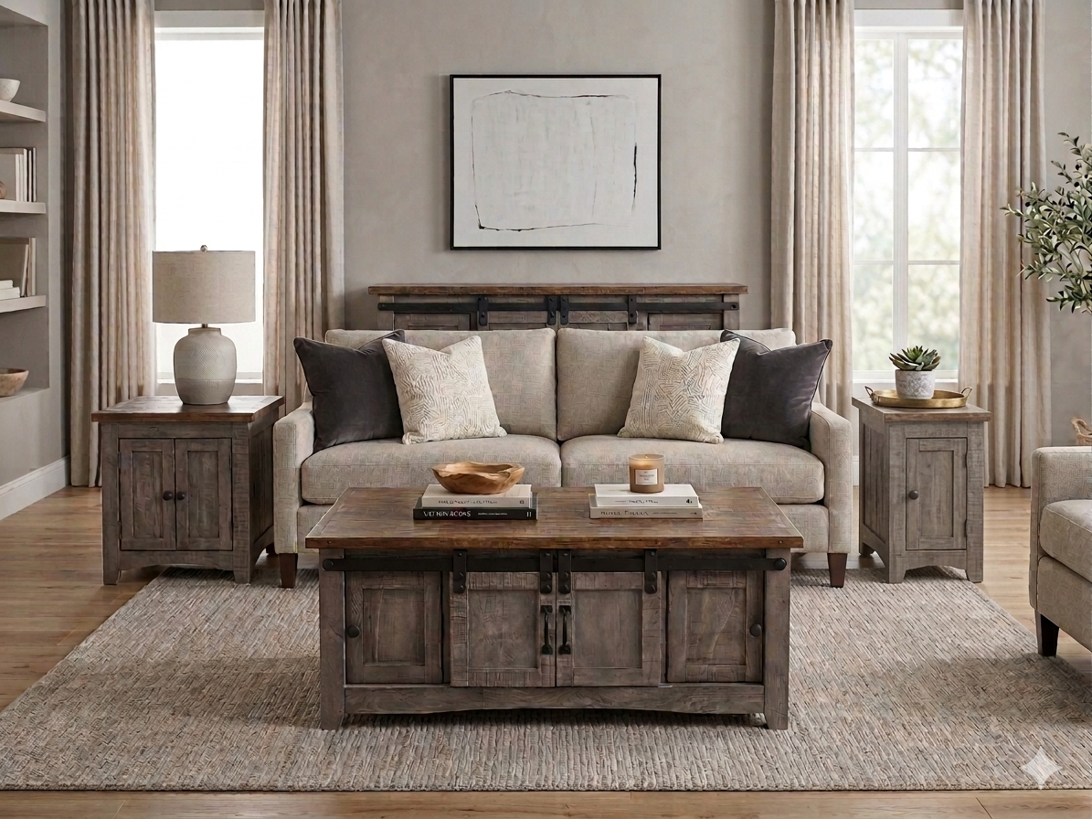 WDA-2138 FI Occasional Set with Panel Doors