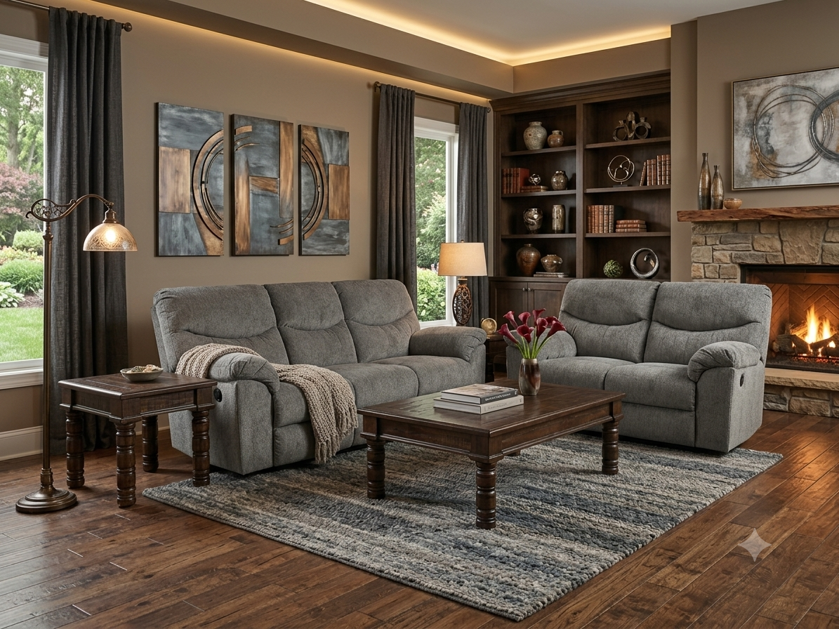 393 FI-A Reclining Sofa & Loveseat - BLOWOUT SALE