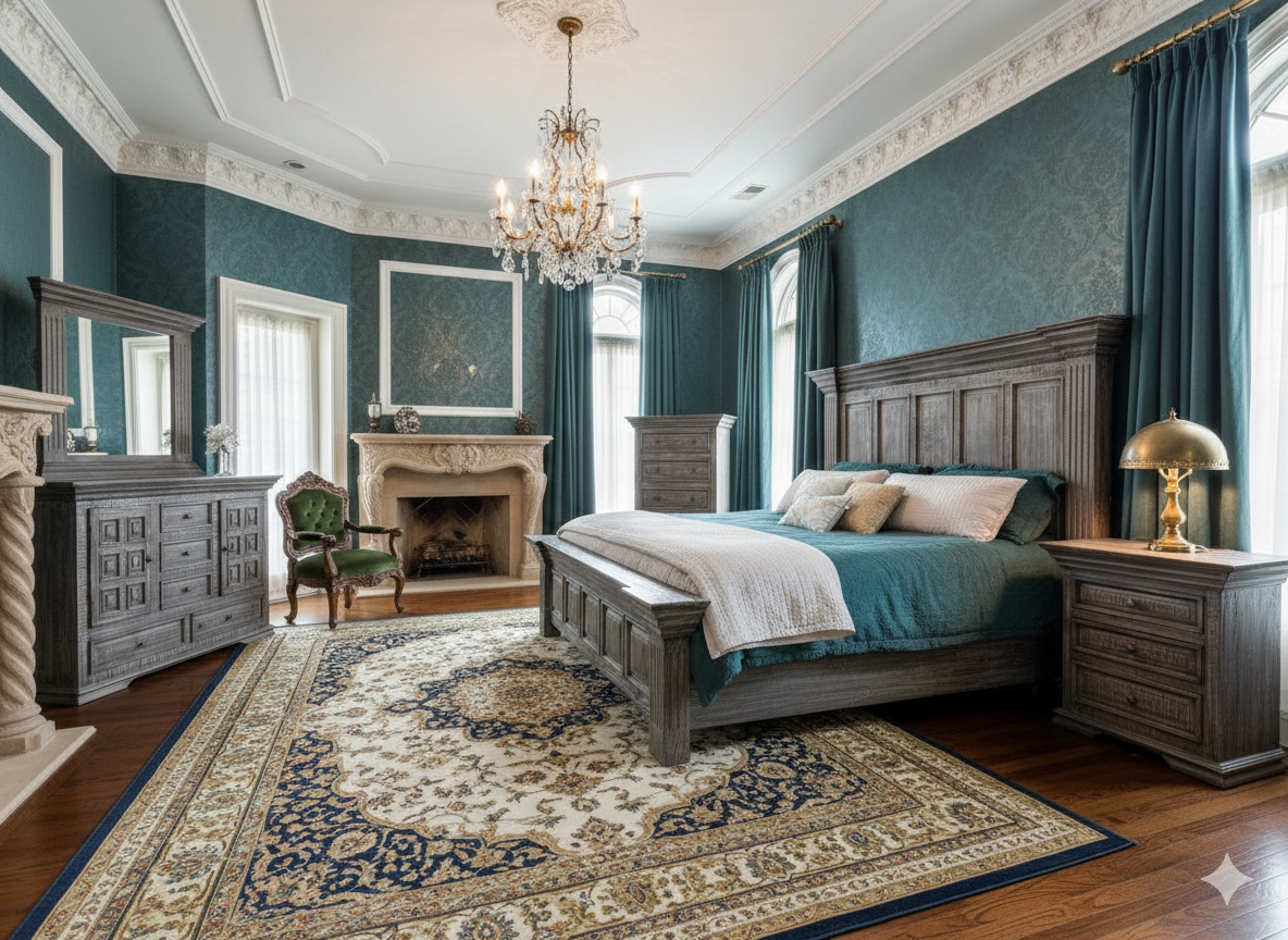 Claudia LT-COM034-PTC Bed Set