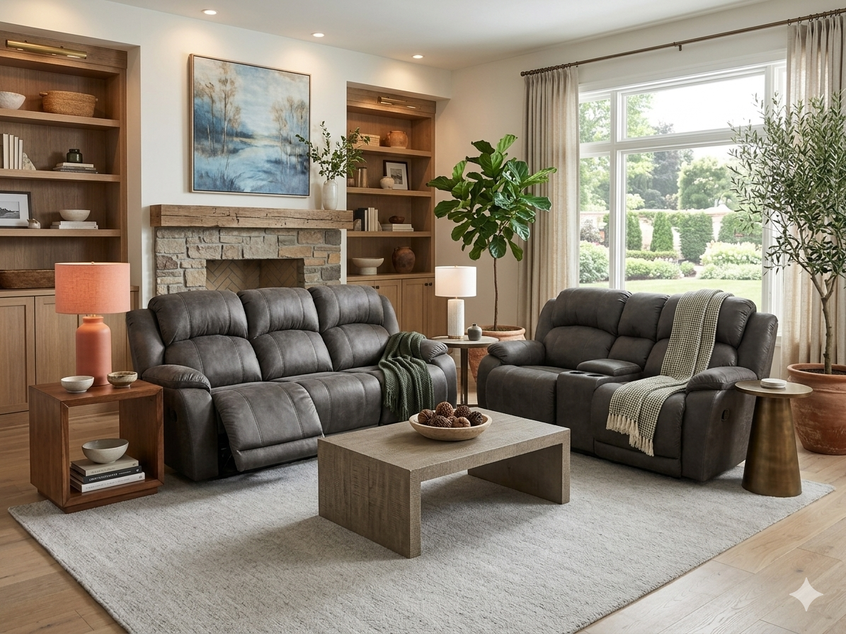 288 FI-HS Reclining Sofa & Loveseat