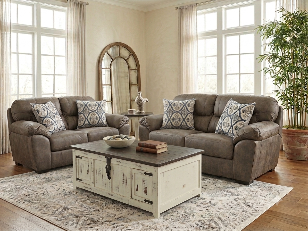 5641 FI-CNJ Sofa & Loveseat