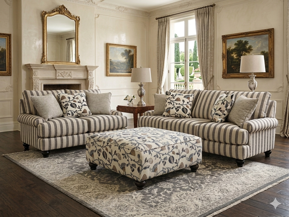 4376 FI-CNJ Sofa & Loveseat