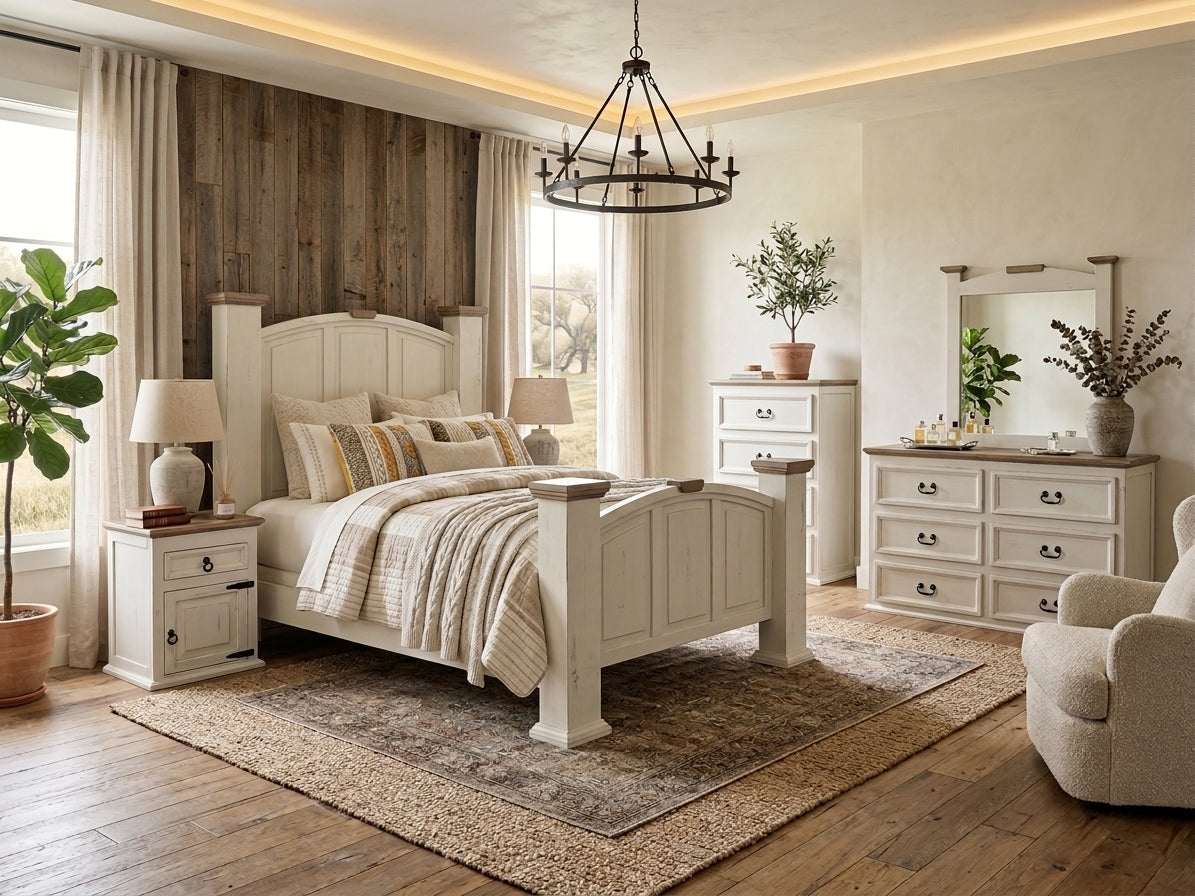 WH Tall Mansion FI-D KING Bed Set