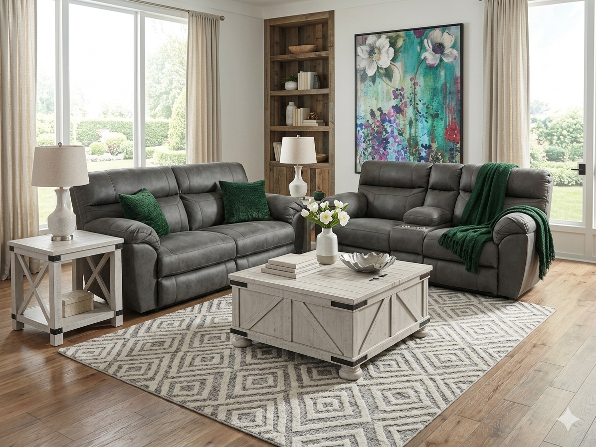 211 FI-CNJ Reclining Sofa and Loveseat