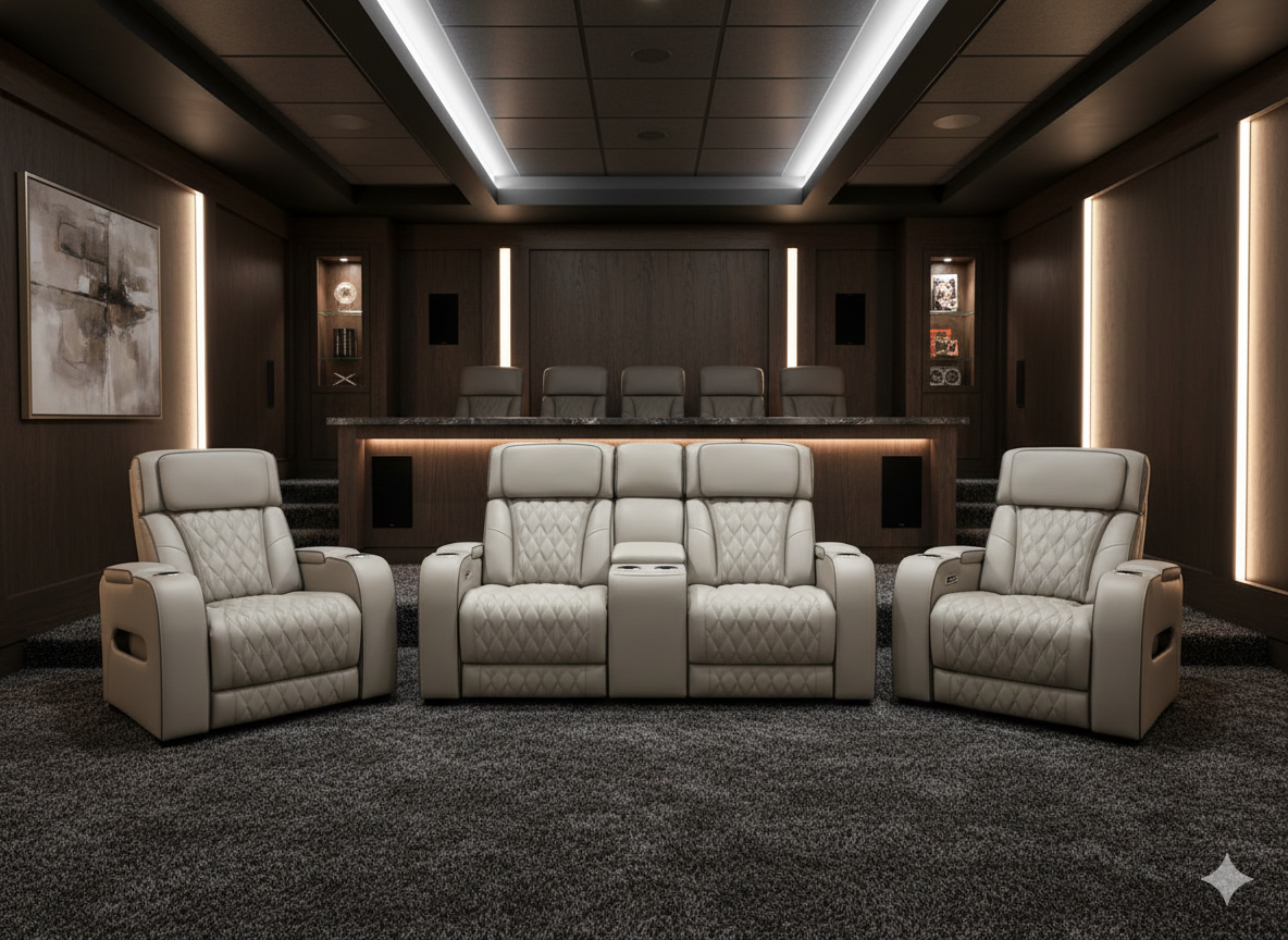 U382 FI-A Leather Zero Gravity Reclining Sofa & Loveseat W/Heat And Massage