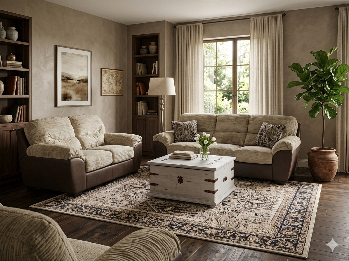 6566 FI-CNJ Sofa And Loveseat