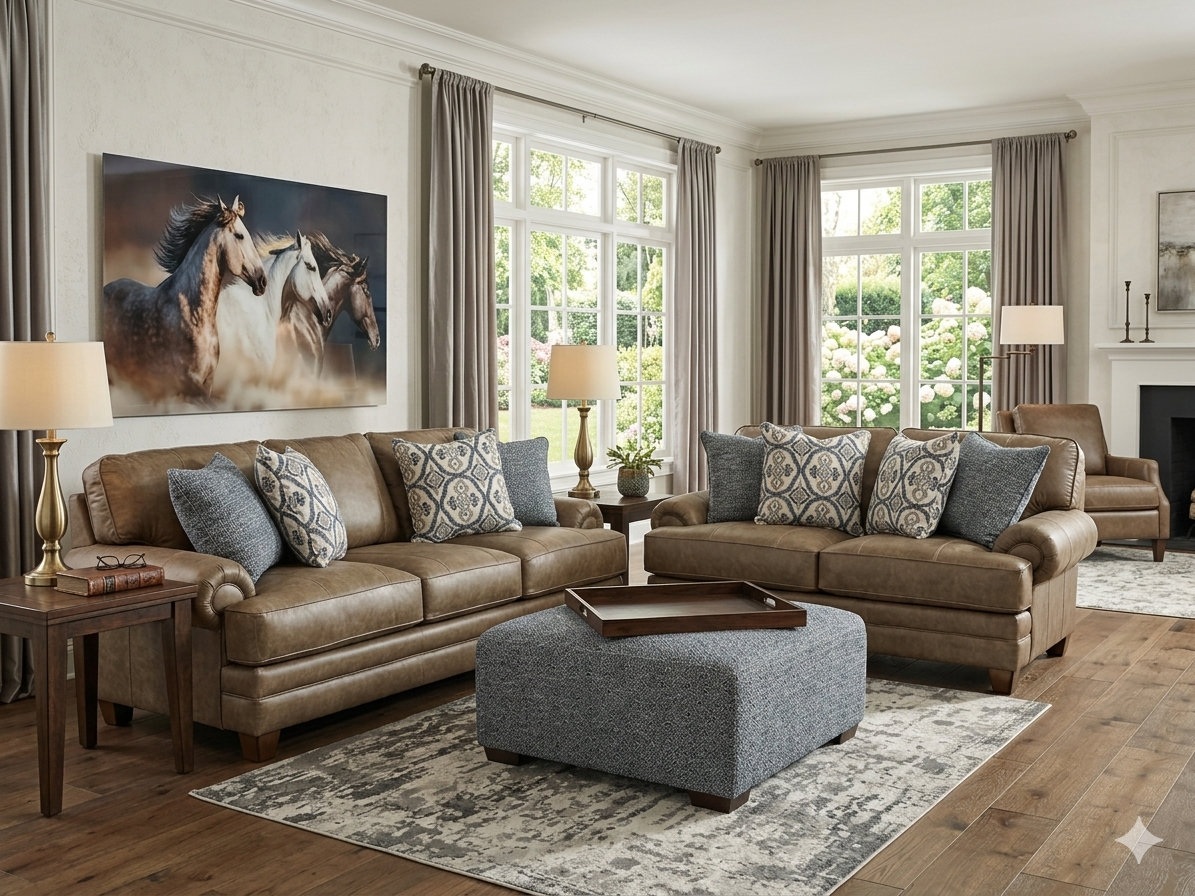068 FI-F Deep Seat Sofa & Loveseat