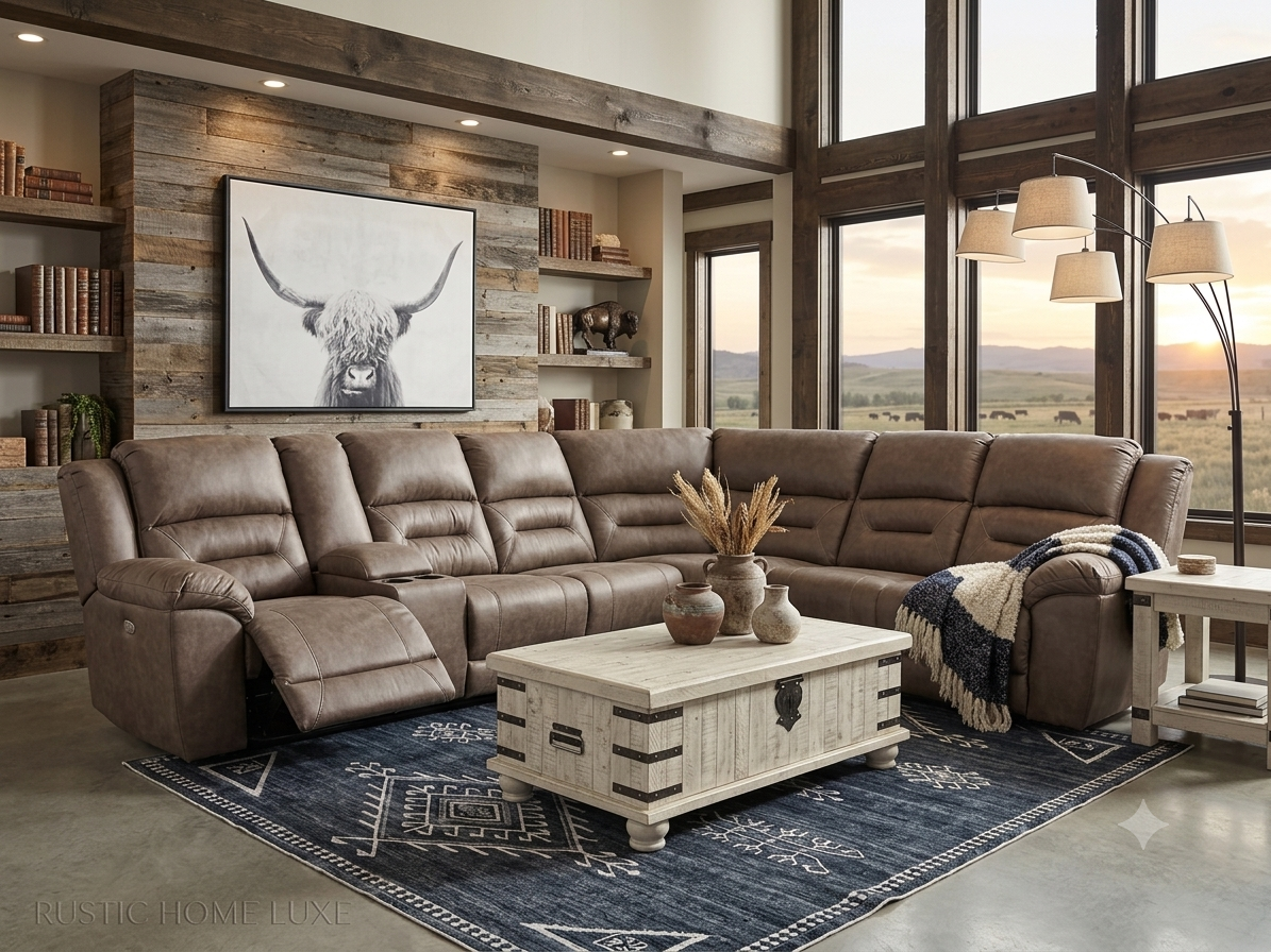 942 FI-A 4Pc Power Reclining Sectional - BLOWOUT SALE