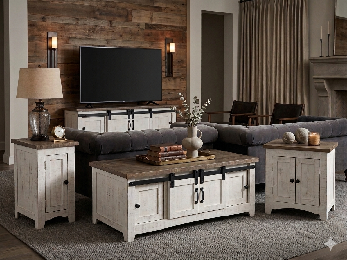 WDA-2138 FI Occasional Set with Panel Doors