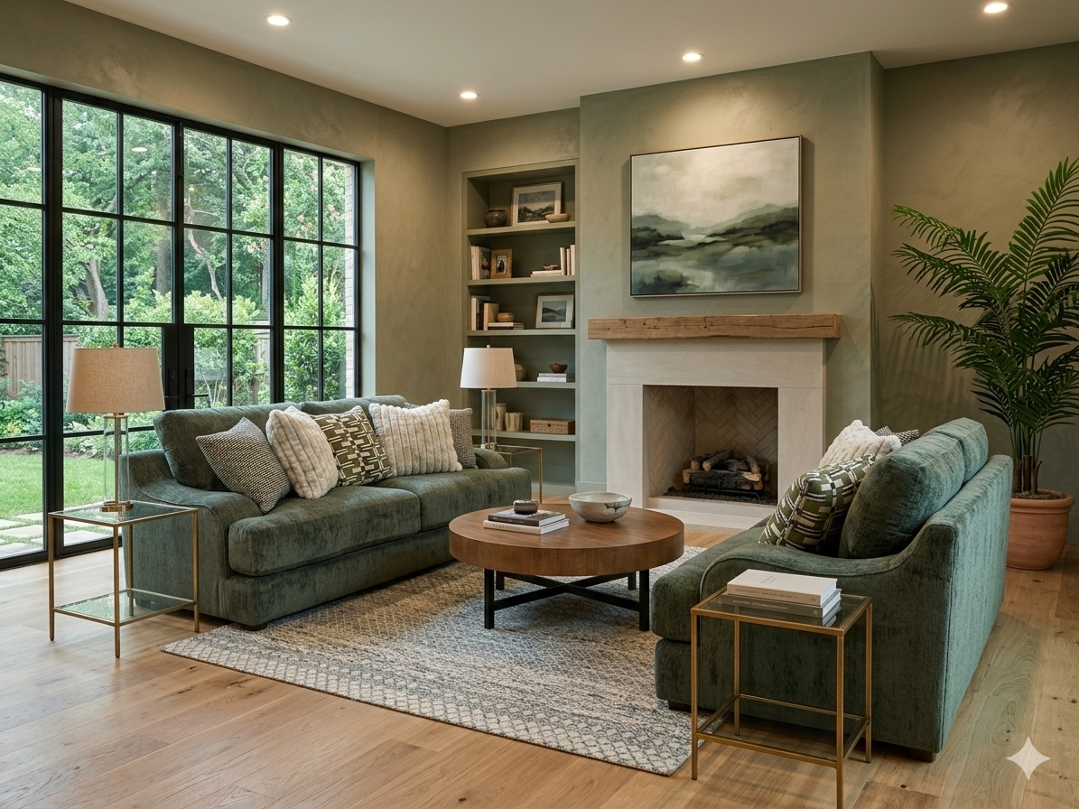 4376 FI-CNJ Sofa & Loveseat