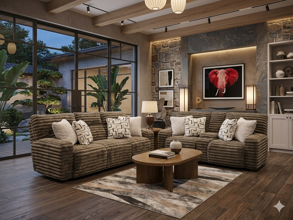 436 FI-CNJ Zero Gravity Powered Reclining Sofa & Loveseat