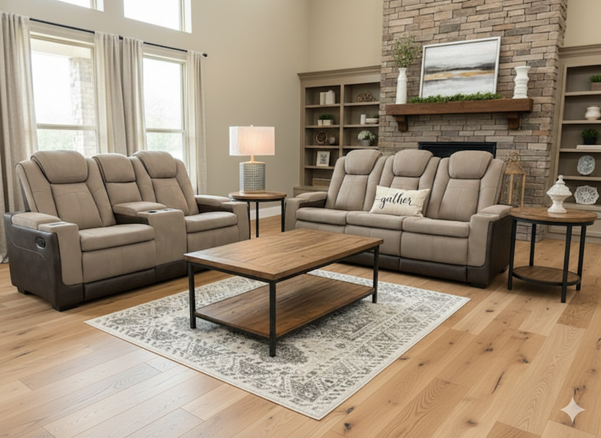 331 FI-A Water Repellent, Zero Gravity, Power Reclining Sofa and Loveseat