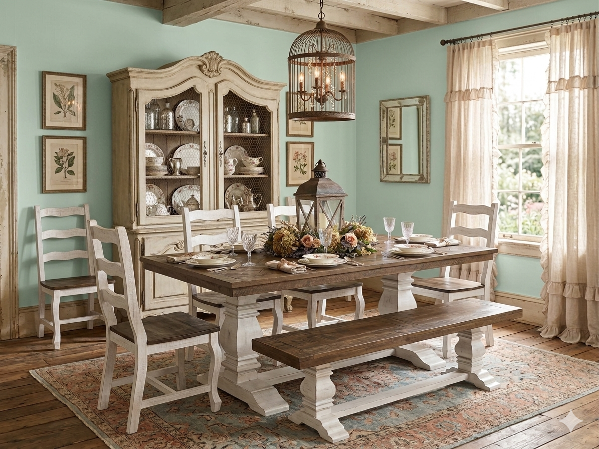WDA-339-83 FI 6pc Herringbone Dining Set