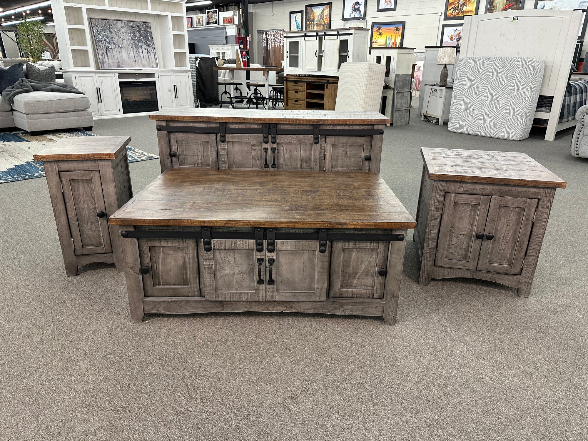 WDA-2138 FI Occasional Set with Panel Doors
