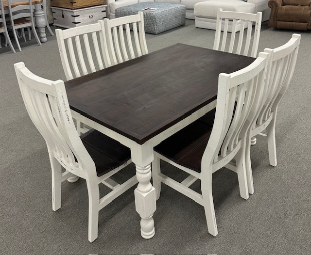 DG-DIN-671-FI 60" Lyon Dining set with 4 Chairs