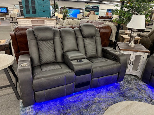 477 FI-A Powered Sofa & Loveseat W/Wireless Audio And Charging