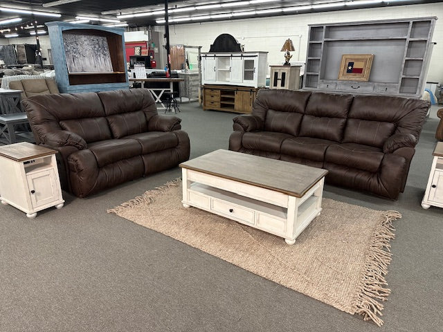 875 FI-F Reclining Sofa & Rocking Loveseat