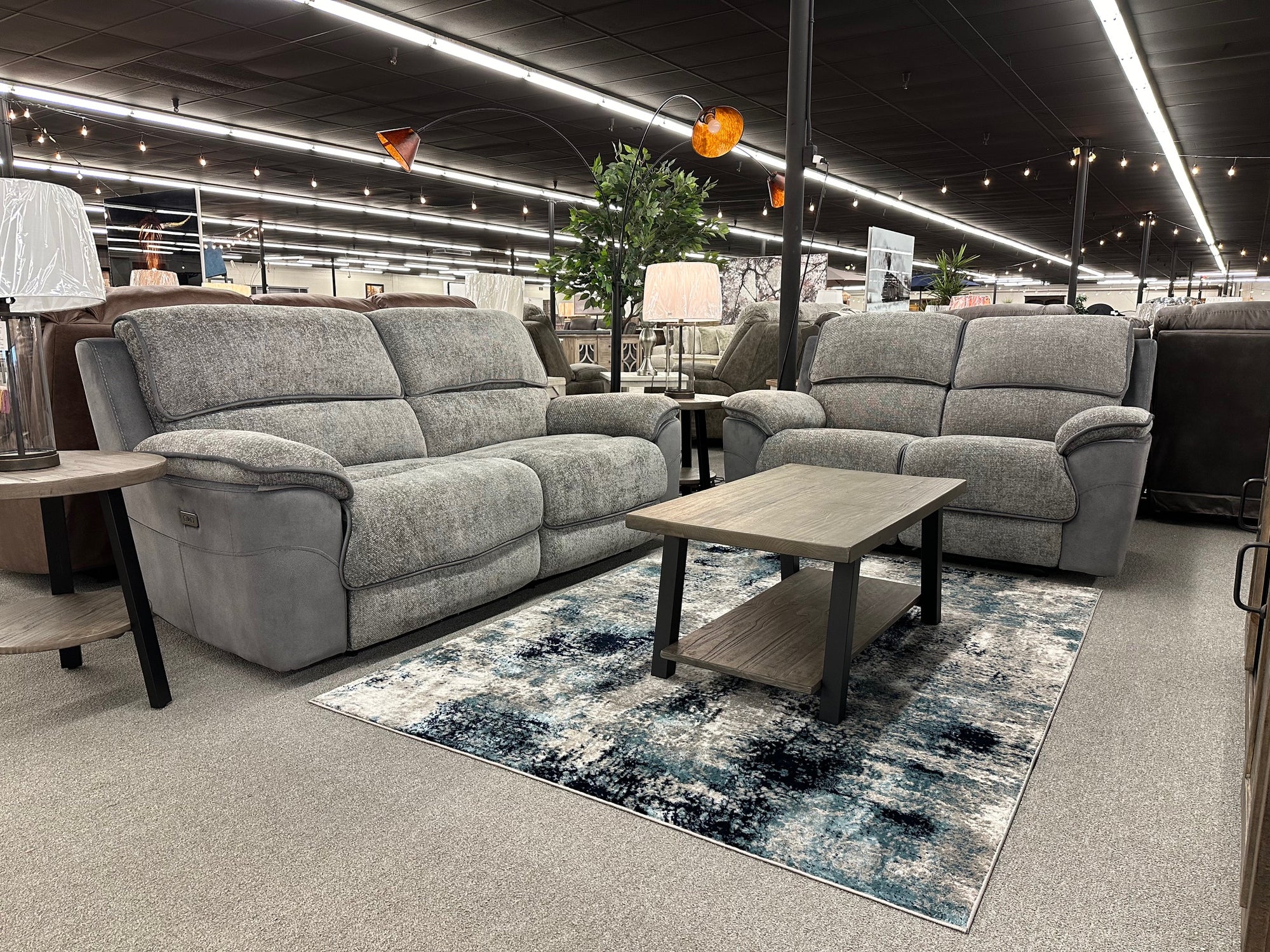 0324 FI-CHM Powered Reclining Sofa & Loveseat