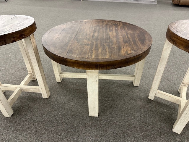 WCL-437 Bitono Cocktail Table & 2 End Tables