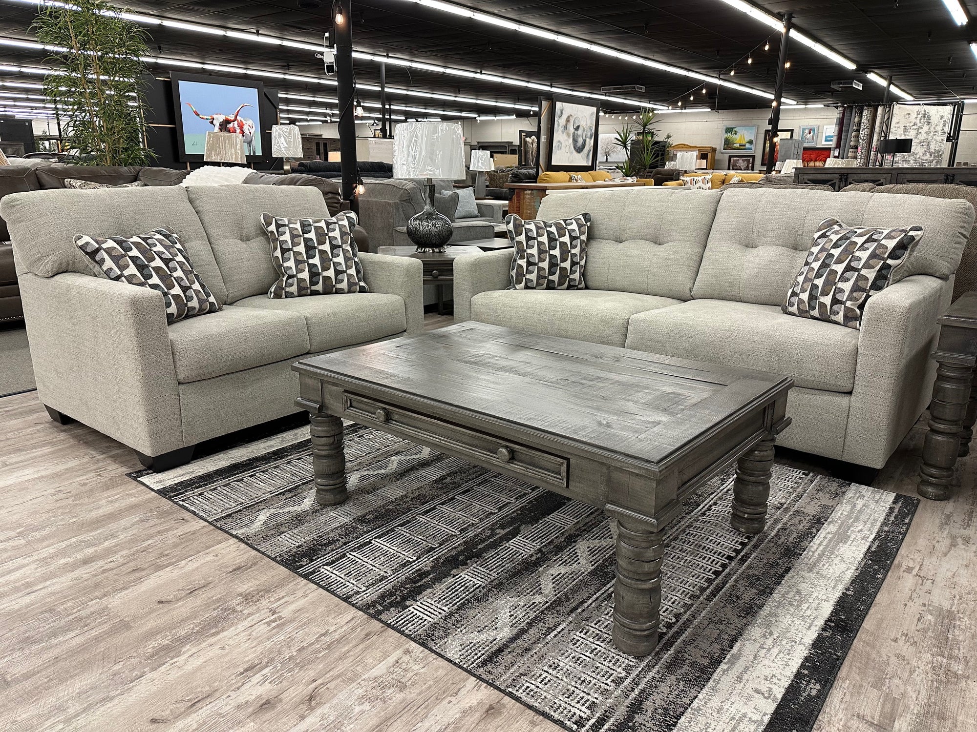 421 FI-A Sofa and Loveseat