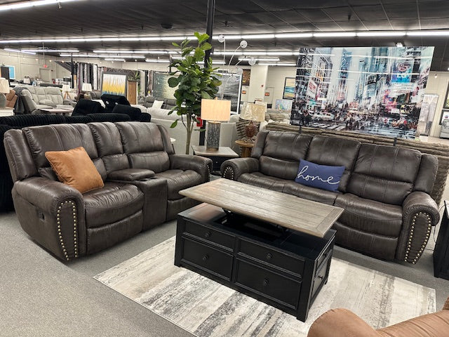 XW0618 FI-CHM Sofa and Glider Loveseat