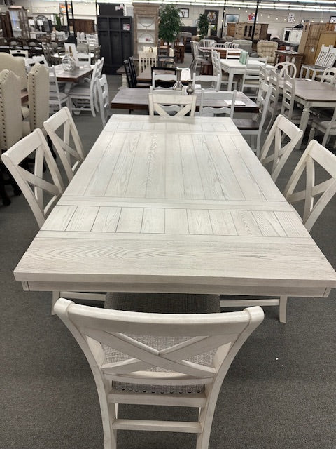 D753 Counter Height Dining Table Set W/Double Leaf