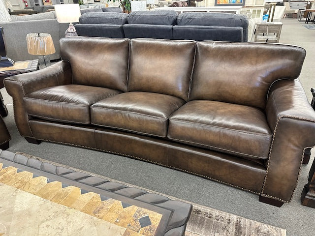 78198 FI-HL Leather Sofa & Loveseat
