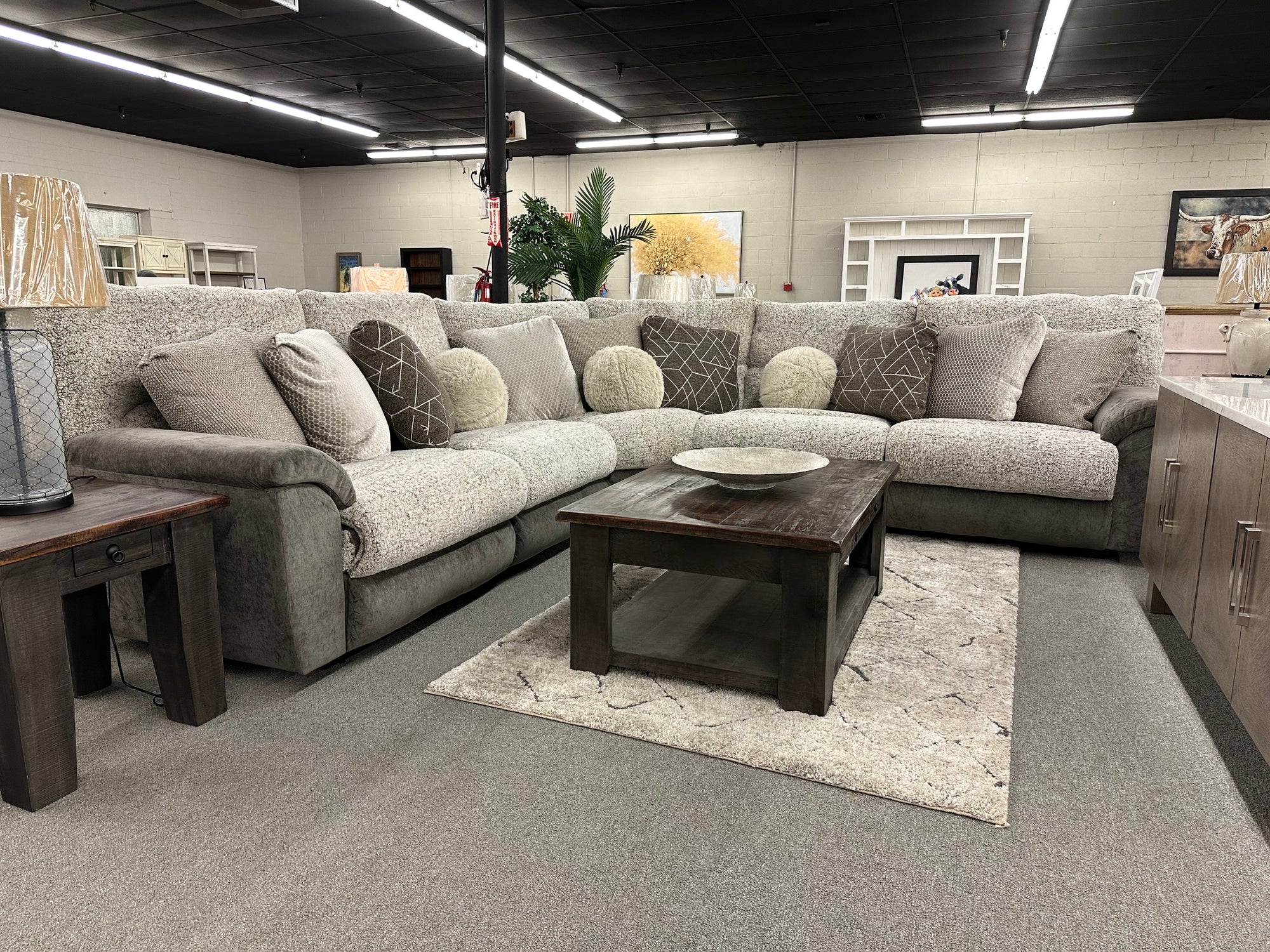 385 FI-CNJ 5 Piece Power Reclining Sectional