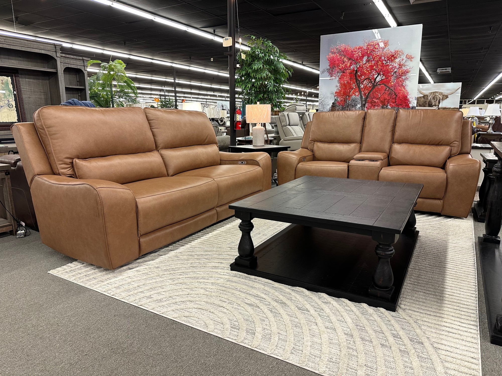PCU737 FI-A Power Reclining Sofa and Loveseat