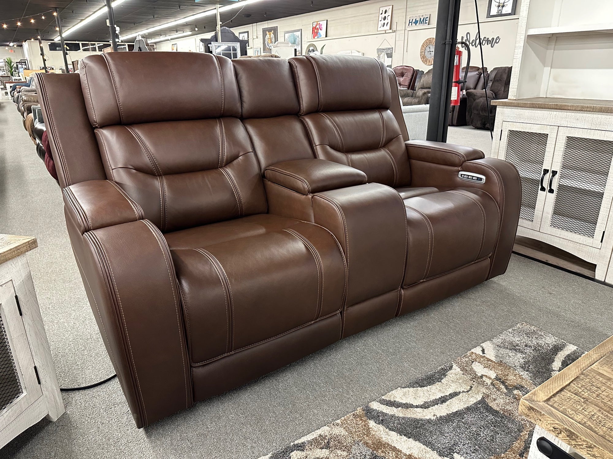 PCU227-FI-A Leather Zero Gravity Reclining Sofa & Loveseat W/Audio System - BLOWOUT SALE