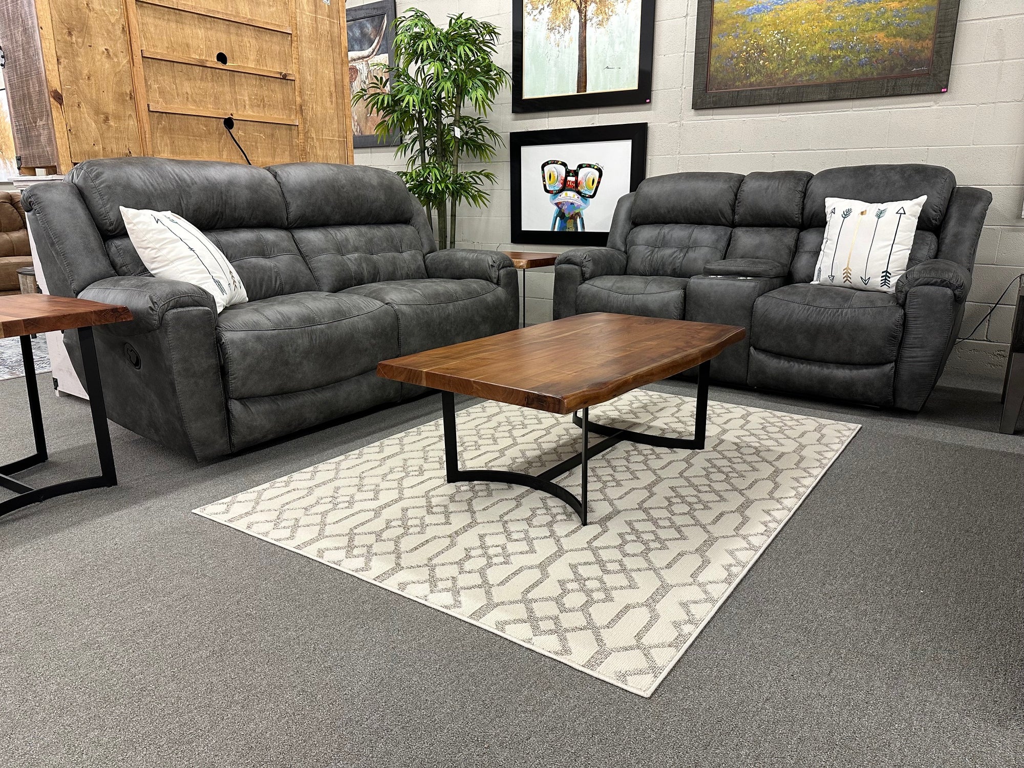 782 FI-F Reclining Sofa and Loveseat