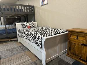 436 TW, 616W FI-D Twin Sleigh Bed w/ Trundle